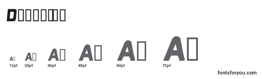 Dispepsi Font Sizes