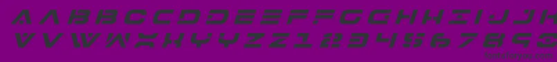 7thservicetitleital Font – Black Fonts on Purple Background