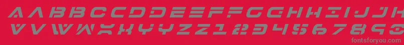 fuente 7thservicetitleital – Fuentes Grises Sobre Fondo Rojo