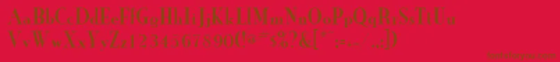 Подробнее о шрифте GrailnewcondensedRegular Шрифт GrailnewcondensedRegular – коричневые шрифты на красном фоне