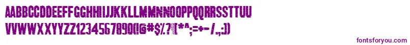 Chronicle Font – Purple Fonts on White Background
