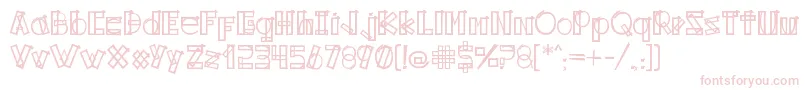 Kodyz Font – Pink Fonts on White Background