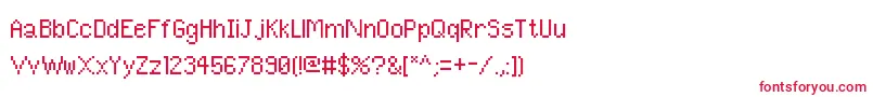 PixelUnicode Font – Red Fonts