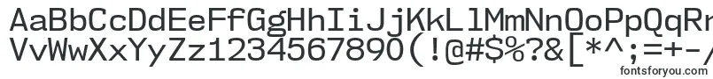Шрифт Nk57MonospaceNoRg – многолинейные шрифты