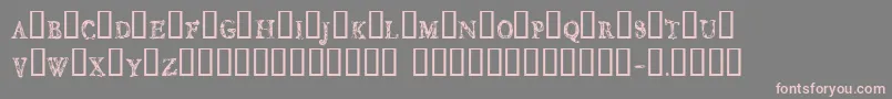 CfjungleRegular Font – Pink Fonts on Gray Background