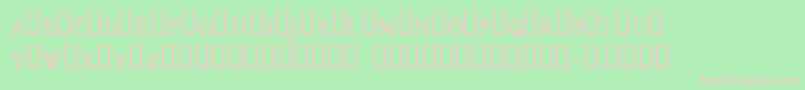 CfjungleRegular Font – Pink Fonts on Green Background