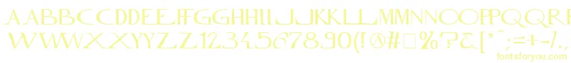 Шрифт MfInnamoramento – жёлтые шрифты