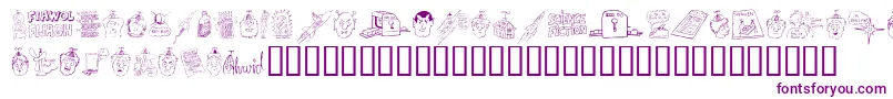 Шрифт FandomDingbats – фиолетовые шрифты