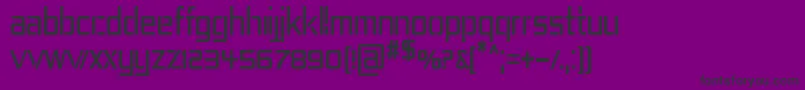 RepublikaIvCnd Font – Black Fonts on Purple Background