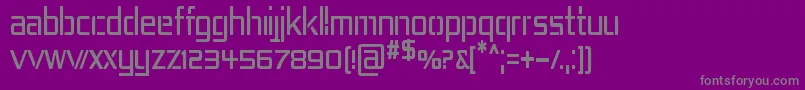RepublikaIvCnd Font – Gray Fonts on Purple Background