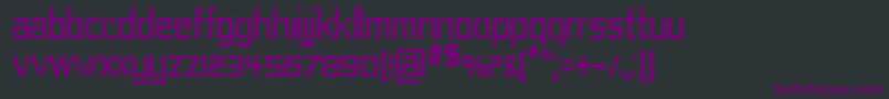 RepublikaIvCnd Font – Purple Fonts on Black Background
