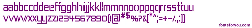 RepublikaIvCnd Font – Purple Fonts on White Background