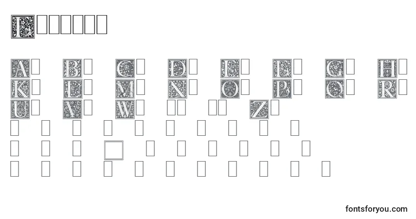 Firenze-fontti – aakkoset, numerot, erikoismerkit