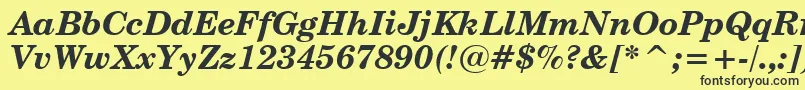 Подробнее о шрифте CenturySchoolbookBoldItalicBt Шрифт CenturySchoolbookBoldItalicBt – чёрные шрифты на жёлтом фоне