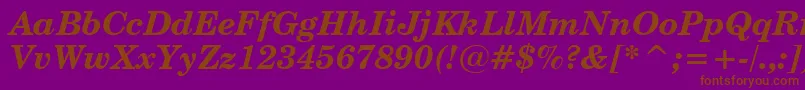 More about CenturySchoolbookBoldItalicBt Font CenturySchoolbookBoldItalicBt Font – Brown Fonts on Purple Background