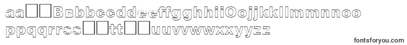 NtoutlineBold-Schriftart – rumänische Schriften