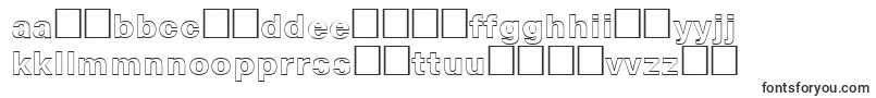 Шрифт NtoutlineBold – литовские шрифты