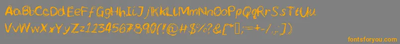 Más sobre la fuente Lcscribbles fuente Lcscribbles – Fuentes Naranjas Sobre Fondo Gris