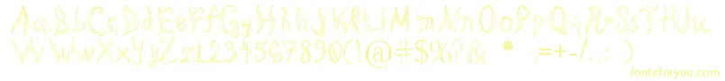 KatasCornleaves Font – Yellow Fonts