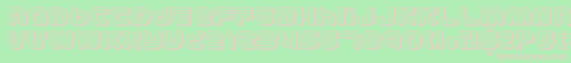 Vectroic Font – Pink Fonts on Green Background