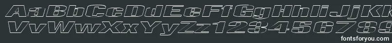 TelfhoI Font – White Fonts on Black Background