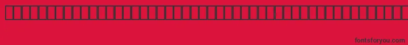 MalikLightBtBold Font – Black Fonts on Red Background