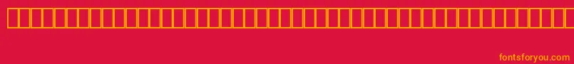 MalikLightBtBold Font – Orange Fonts on Red Background