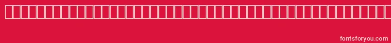 MalikLightBtBold Font – Pink Fonts on Red Background