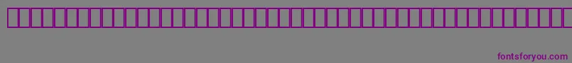 Шрифт MalikLightBtBold – фиолетовые шрифты на сером фоне