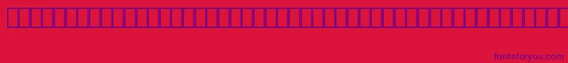 MalikLightBtBold Font – Purple Fonts on Red Background