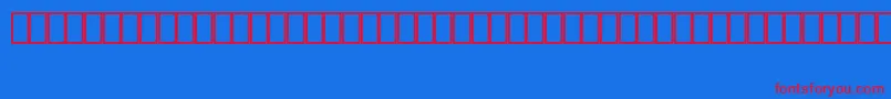 MalikLightBtBold-Schriftart – Rote Schriften auf blauem Hintergrund
