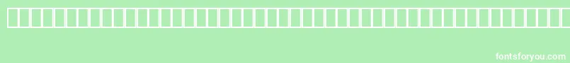 MalikLightBtBold Font – White Fonts on Green Background