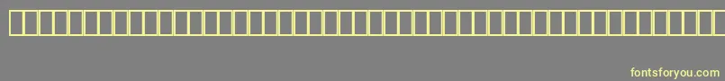 MalikLightBtBold Font – Yellow Fonts on Gray Background