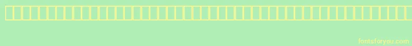 MalikLightBtBold Font – Yellow Fonts on Green Background