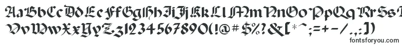 Paladinrus-Schriftart – Schriftarten, die mit P beginnen