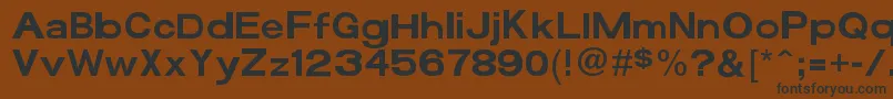 Funzone3Pro Font – Black Fonts on Brown Background