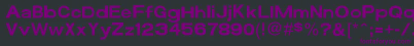Funzone3Pro Font – Purple Fonts on Black Background