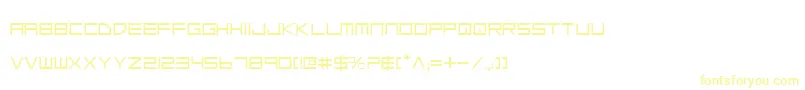 フォントLgs – 白い背景に黄色の文字