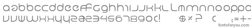 フォントNeo5 – 白い背景に灰色の文字