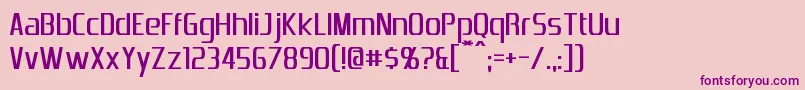 EmotionEngine Font – Purple Fonts on Pink Background