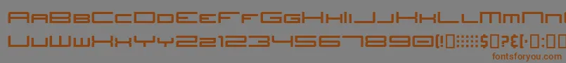 JhTitles Font – Brown Fonts on Gray Background