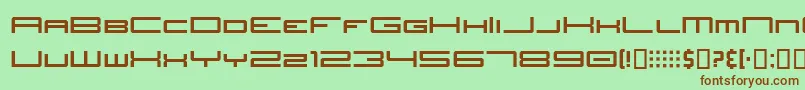 JhTitles Font – Brown Fonts on Green Background