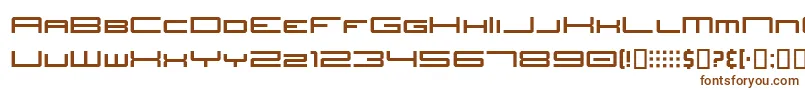 Шрифт JhTitles – коричневые шрифты на белом фоне