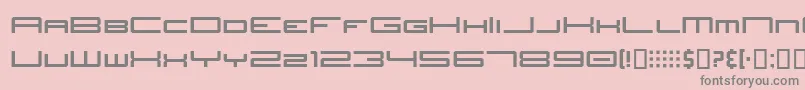 JhTitles Font – Gray Fonts on Pink Background