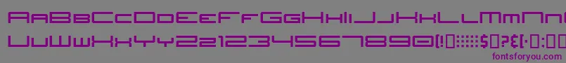 Шрифт JhTitles – фиолетовые шрифты на сером фоне