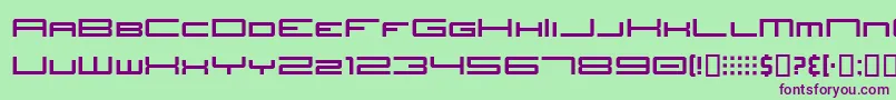 JhTitles Font – Purple Fonts on Green Background