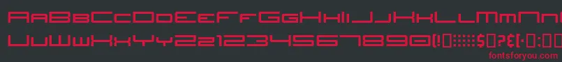 JhTitles Font – Red Fonts on Black Background