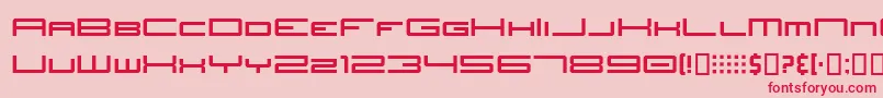 JhTitles Font – Red Fonts on Pink Background