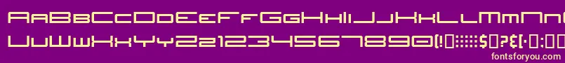 JhTitles Font – Yellow Fonts on Purple Background