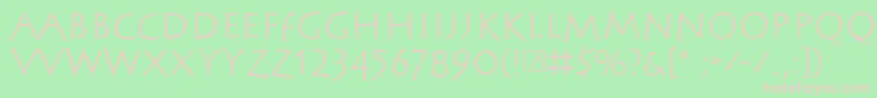 Steinantik Font – Pink Fonts on Green Background
